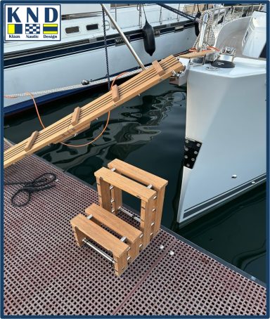 Bugaufstieg mit Gangway oder KND Stegtreppe
